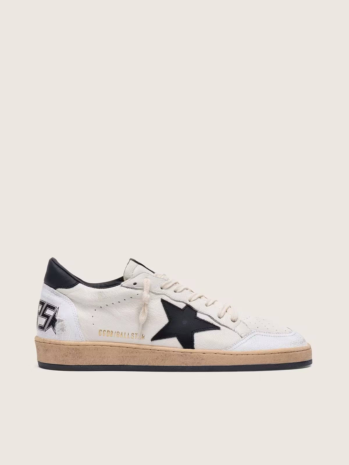 Golden Goose - Ball-star (Blanco con estrella y talón negro): imagen 1
