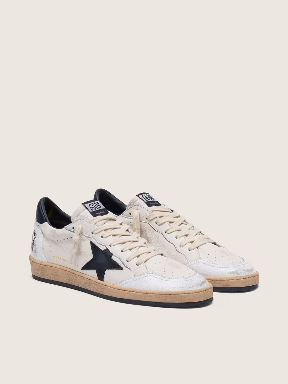 Golden Goose - Ball-star (Blanco con estrella y talón negro): imagen 2
