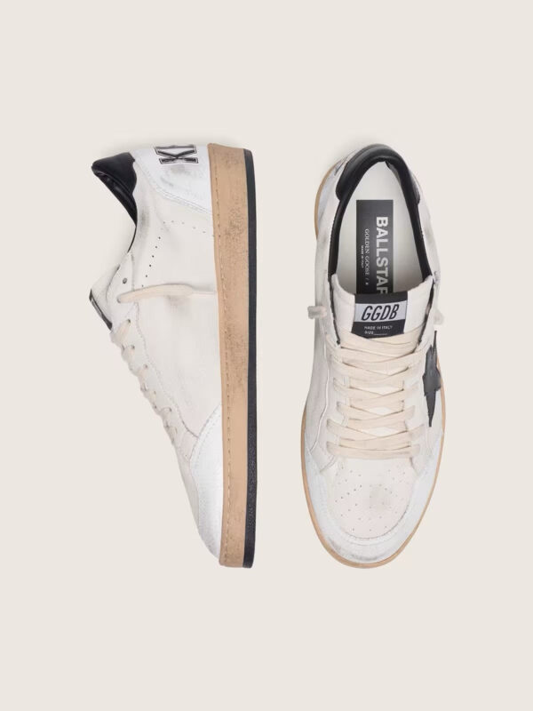 Golden Goose - Ball-star (Blanco con estrella y talón negro)