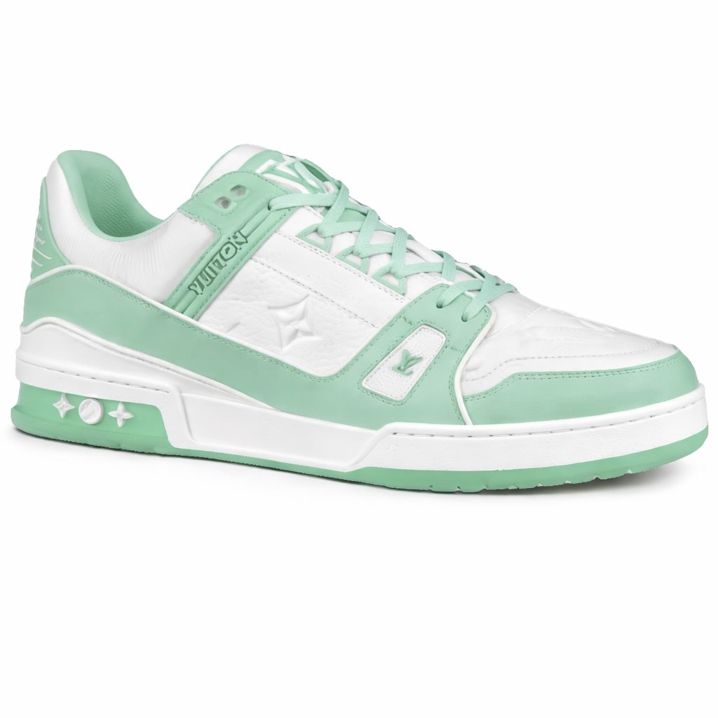 Louis Vuitton - Trainer (Blanco y verde): imagen 1