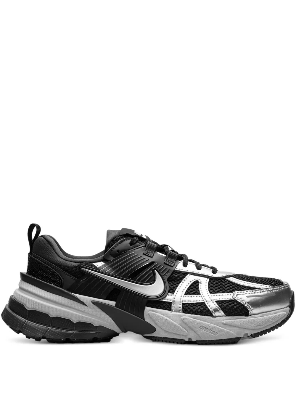 Nike - V2K (Negro con plata): imagen 1