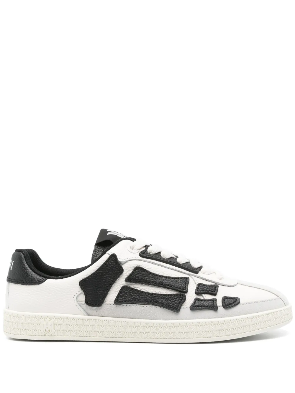 AMIRI - Tenis Pacific Bones (Blanco con negro): imagen 1