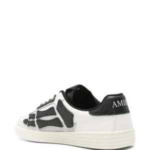 AMIRI - Tenis Pacific Bones (Blanco con negro): imagen 2