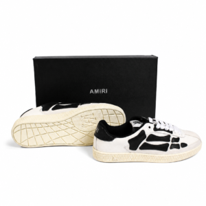 AMIRI - Tenis Pacific Bones (Blanco con negro)