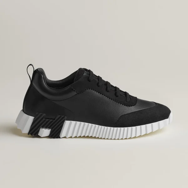 Hermes - Tenis Bouncing (Negro con suela blanca)