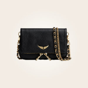 Zadig & Voltaire - Bolsa negra con dorado