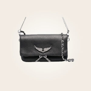 Zadig & Voltaire - Bolsa negra con plateado