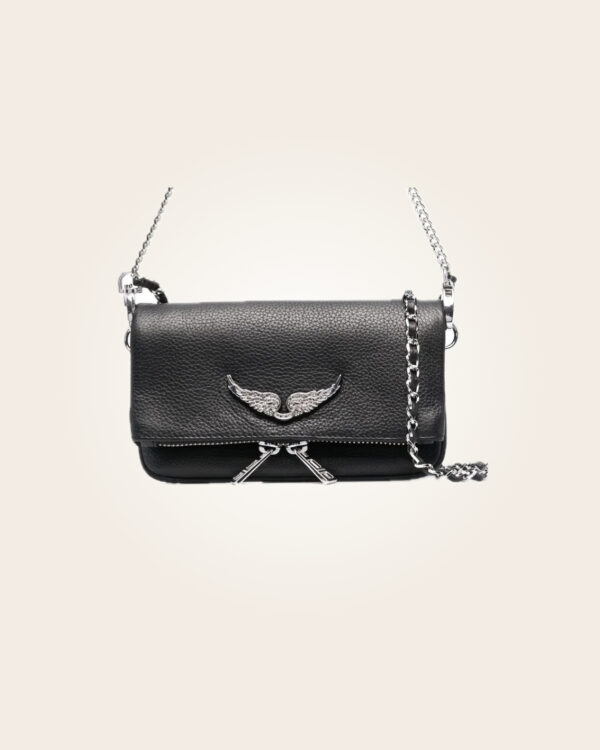 Zadig & Voltaire - Bolsa negra con plateado