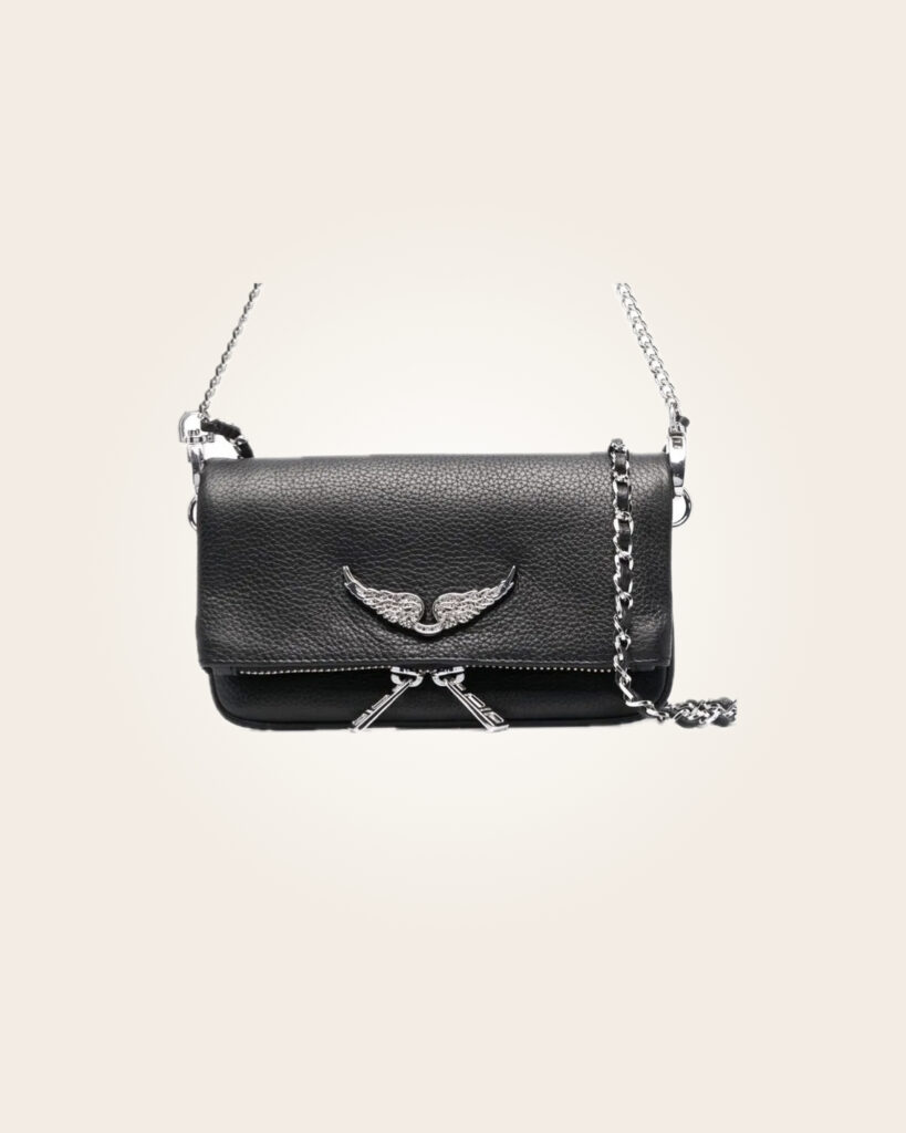 Zadig & Voltaire - Bolsa negra con plateado