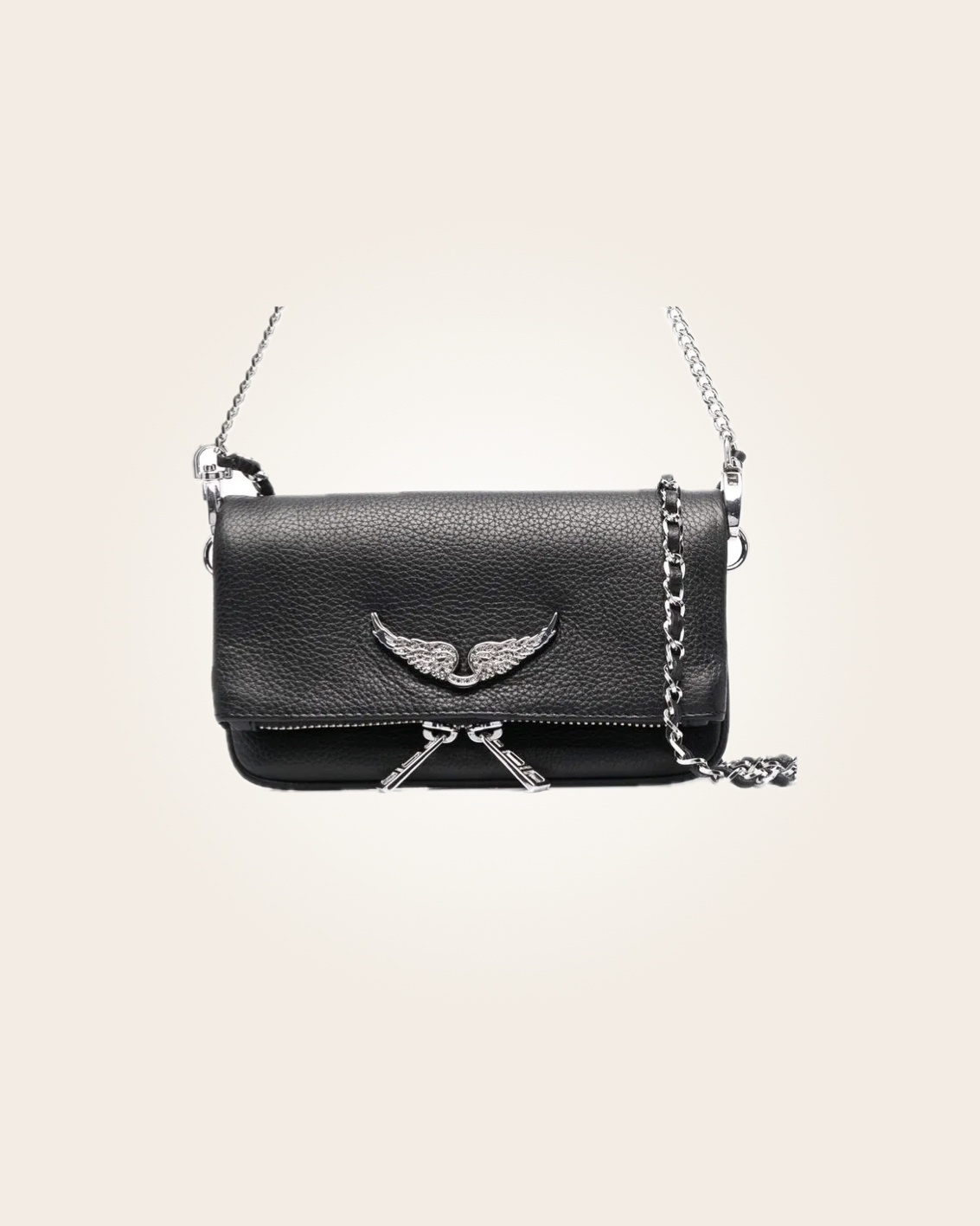Zadig & Voltaire - Bolsa negra con plateado: imagen 1