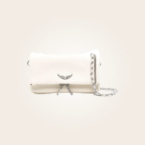 Zadig & Voltaire - Bolsa blanca con plateado