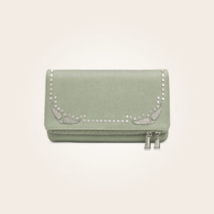Zadig & Voltaire - Bolsa verde con plateado