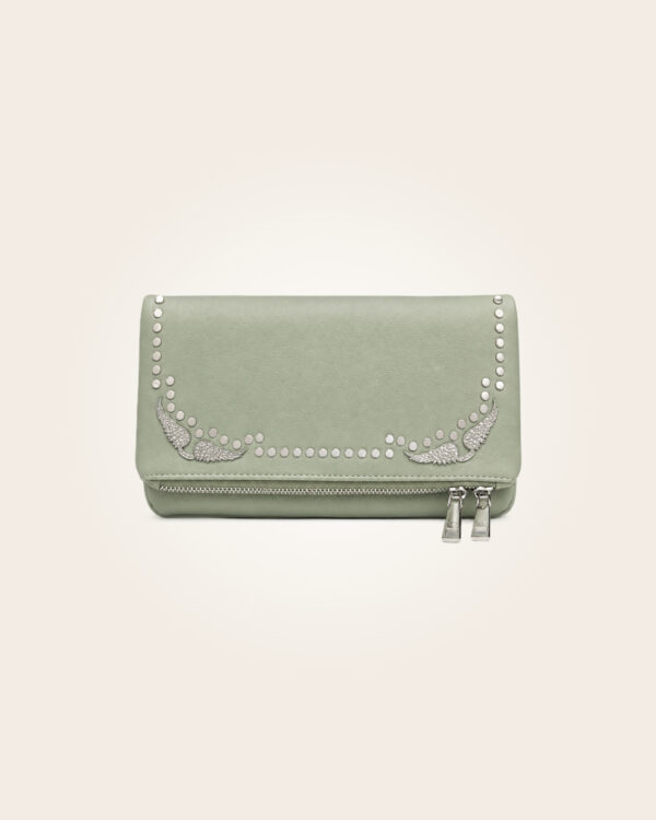 Zadig & Voltaire - Bolsa verde con plateado