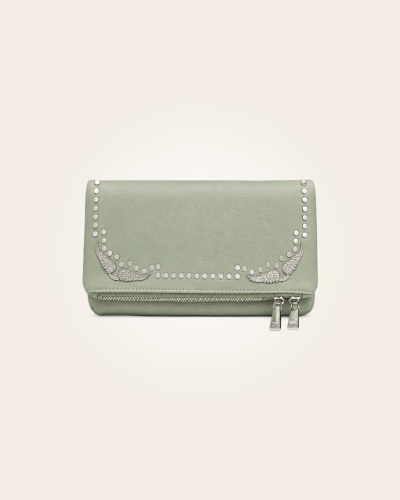 Zadig & Voltaire - Bolsa verde con plateado