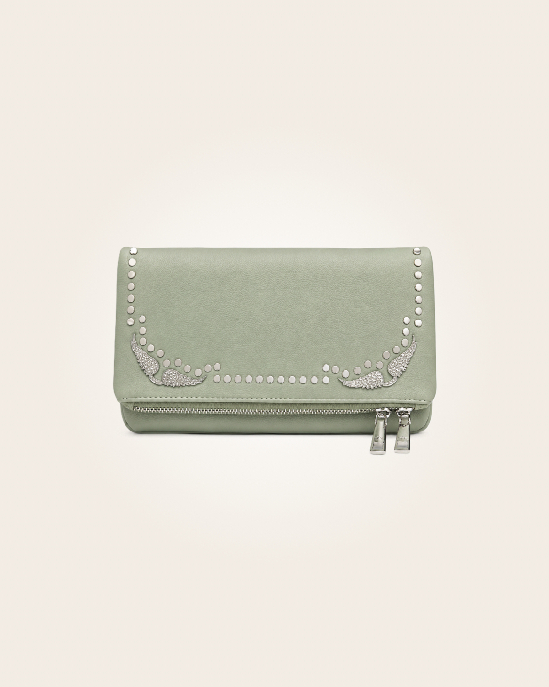 Zadig & Voltaire - Bolsa verde con plateado: imagen 1