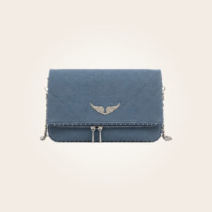 Zadig & Voltaire - Bolsa azul con plateado