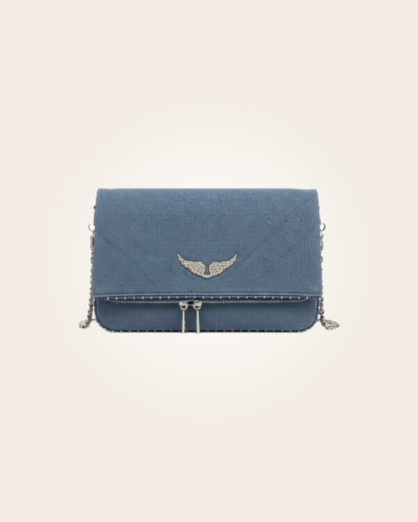 Zadig & Voltaire - Bolsa azul con plateado