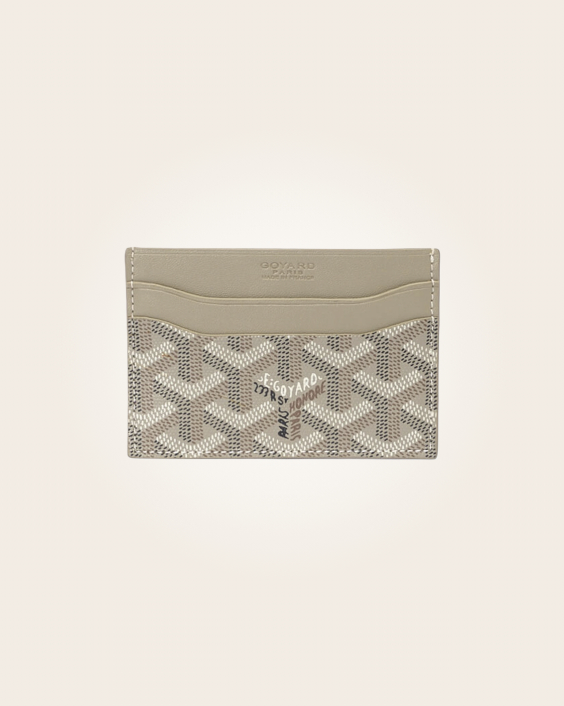 Goyard - Tarjetero beige: imagen 1