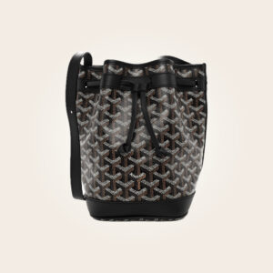 Goyard - Mochila negra con café
