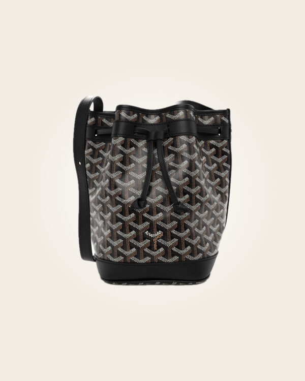 Goyard - Mochila negra con café