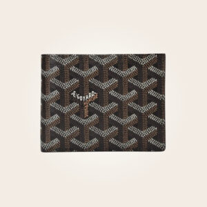 Goyard - Cartera negra con café