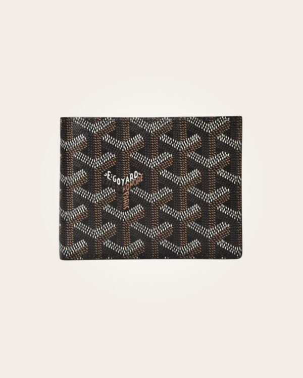 Goyard - Cartera negra con café