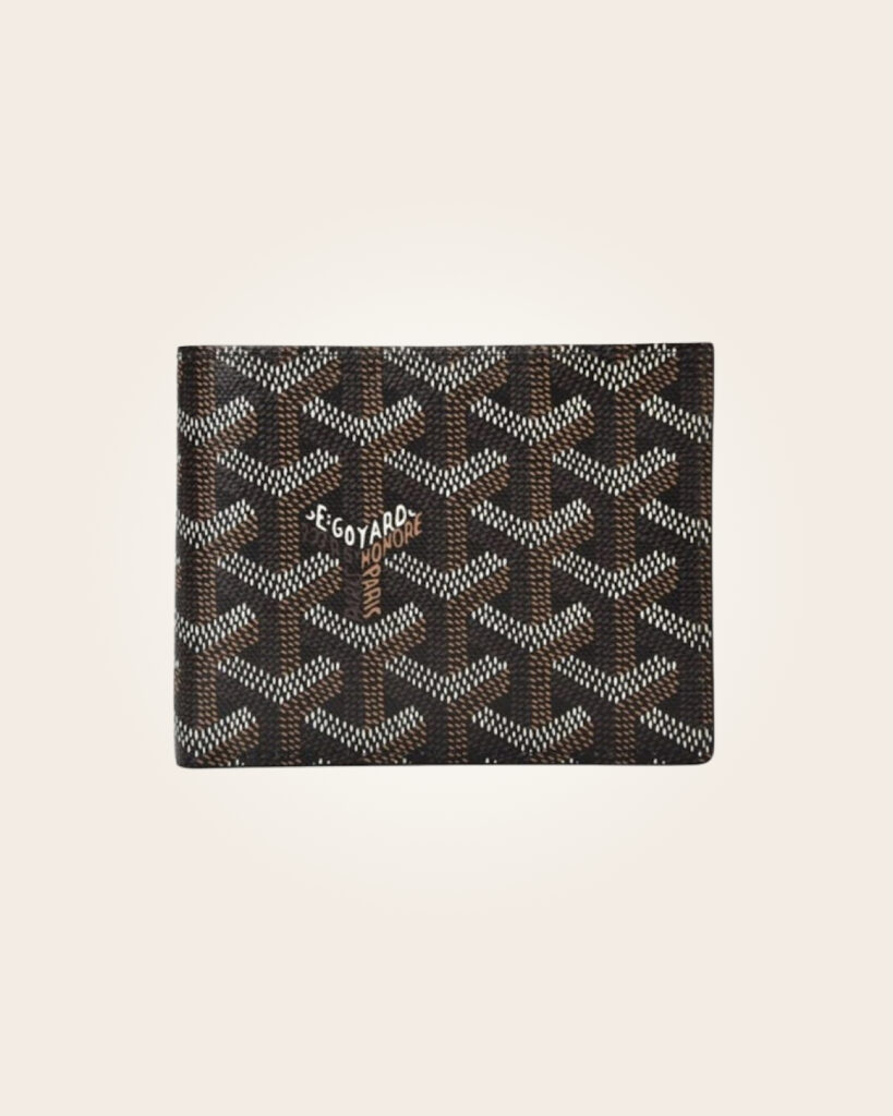 Goyard - Cartera negra con café