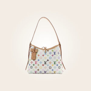 Louis Vuitton - Bolsa blanca con letras de colores