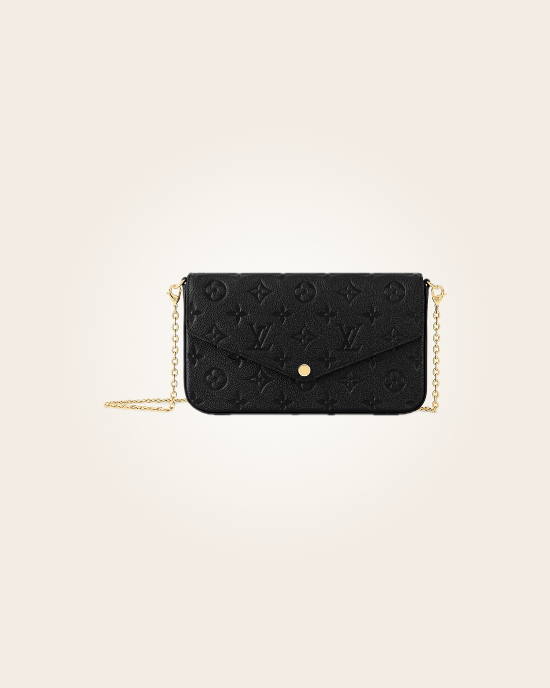 Louis Vuitton - Bolsa negra con dorado: imagen 1