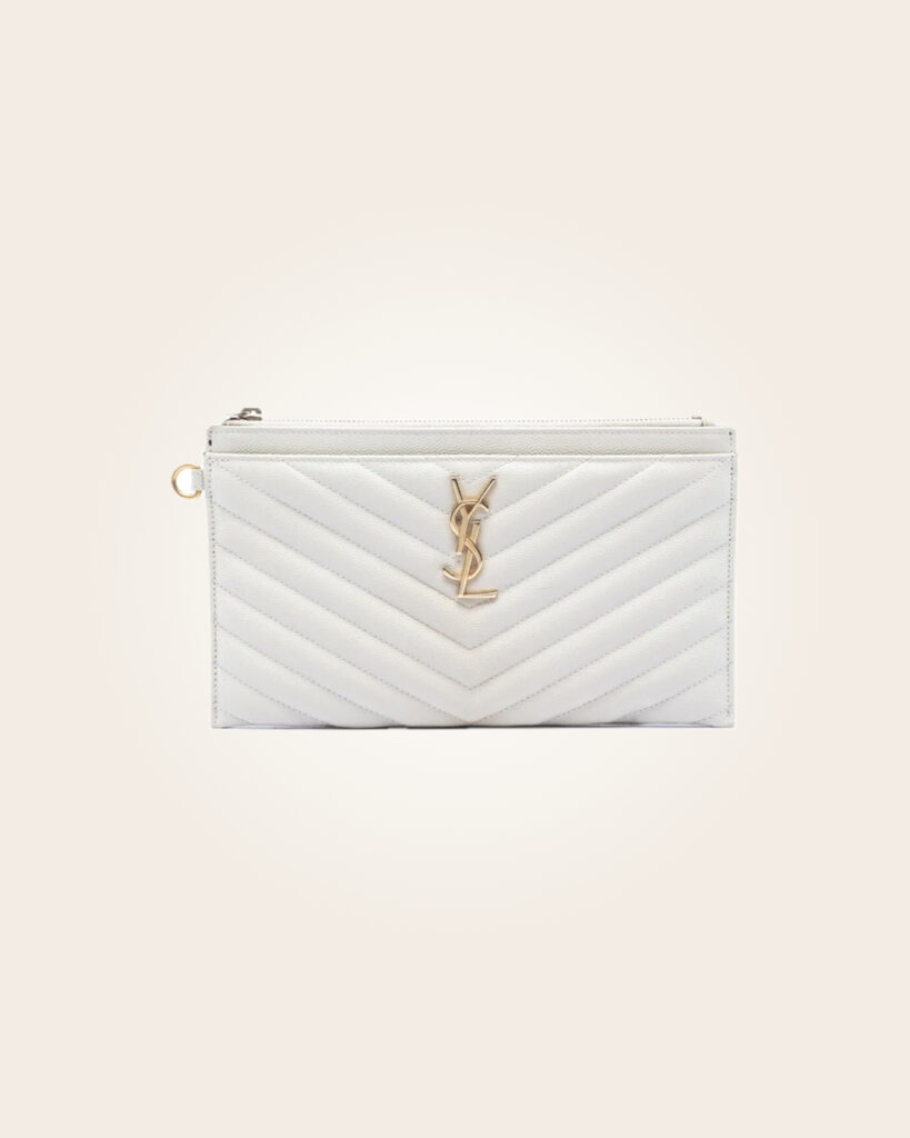 Yves Saint Laurent - Cartera blanca