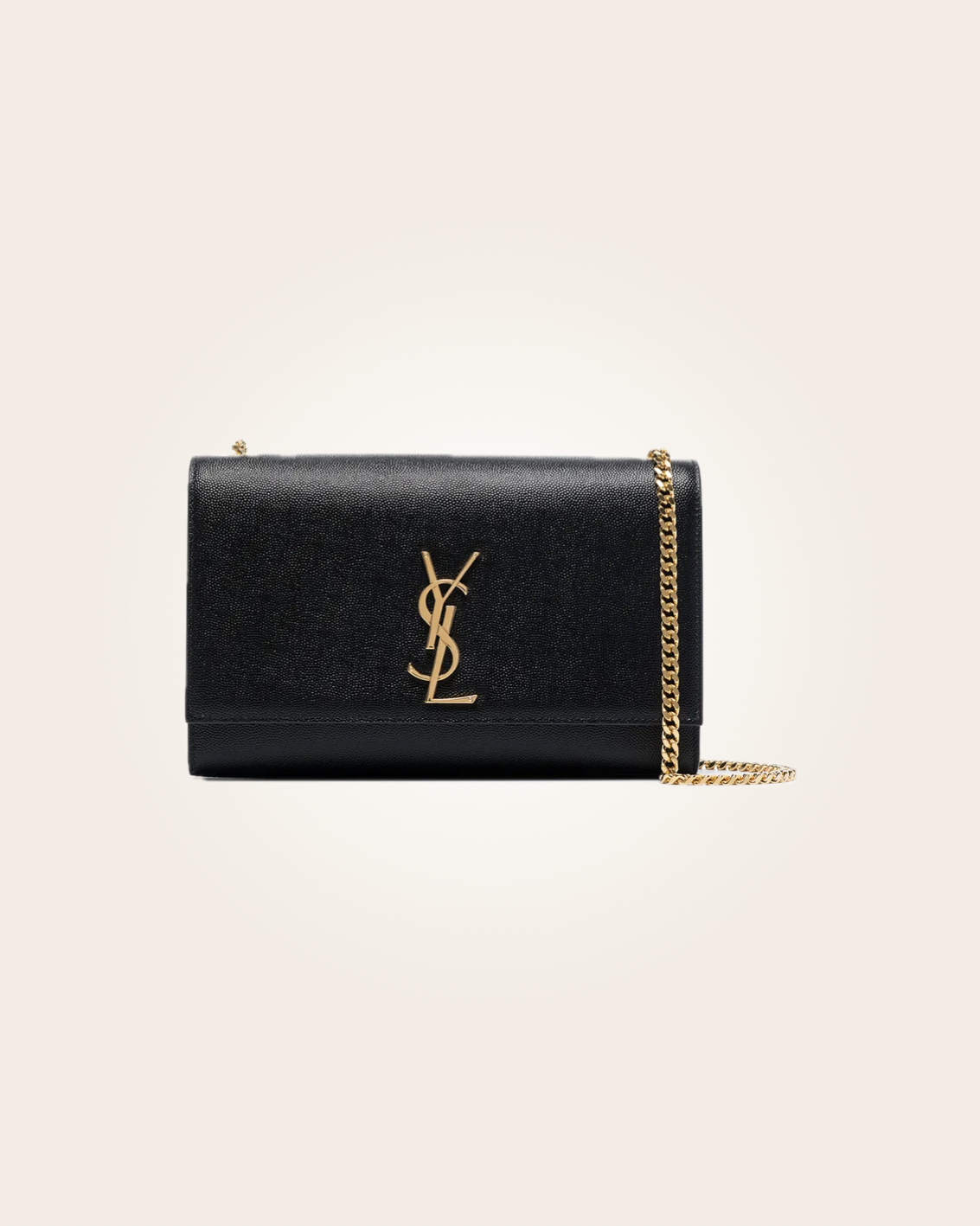 Yves Saint Laurent - Bolsa negra con dorado: imagen 1