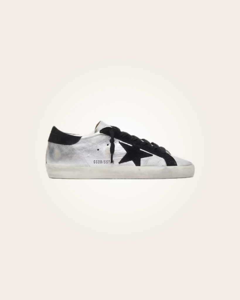 Golden Goose - Plateado con negro